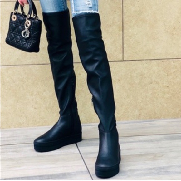 LUST FOR LIFE Shoes - LUST FOR LIFE Biggie Platform Over-the-Knee Boot